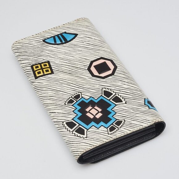 Louis Vuitton Limited Edition Multicolor Aztec Epi Leather Twist Wallet - Picture 2 of 10